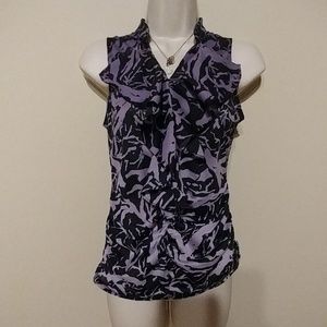 NWOT The Limited Purple & Black Tank
